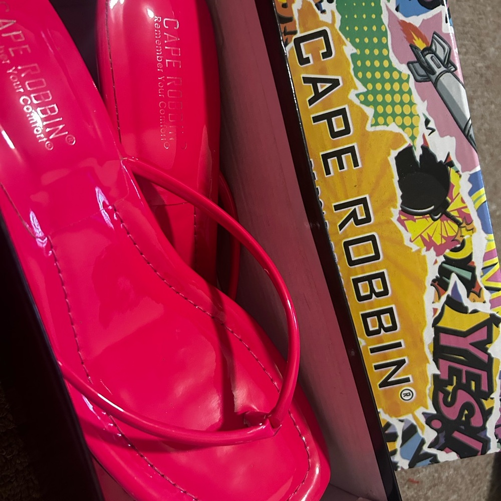 Cape Robbin Hot Pink Women's Sandals